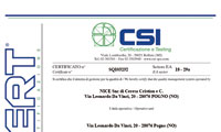 Certificato SINCERT